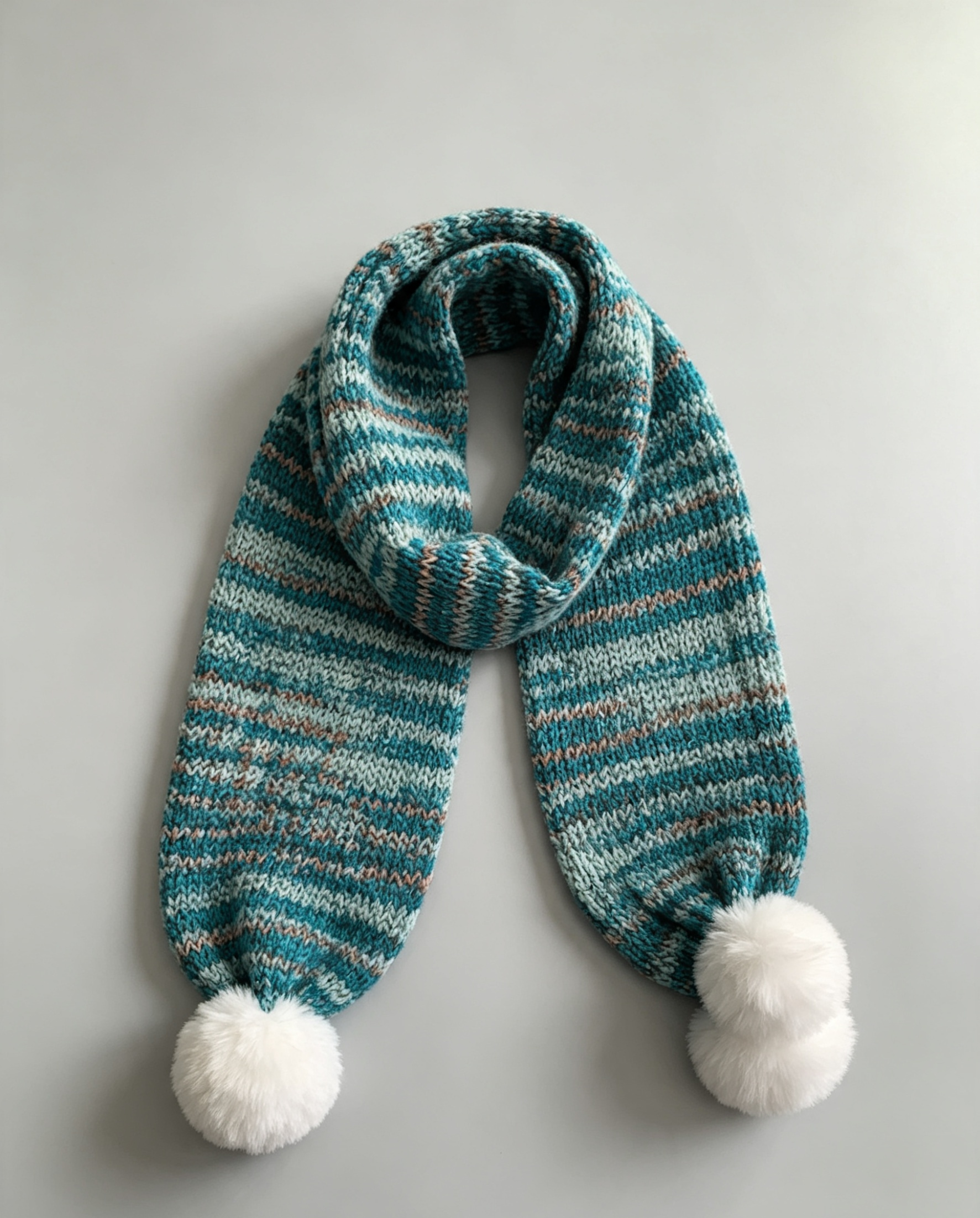 Aqua Boho Scarf S