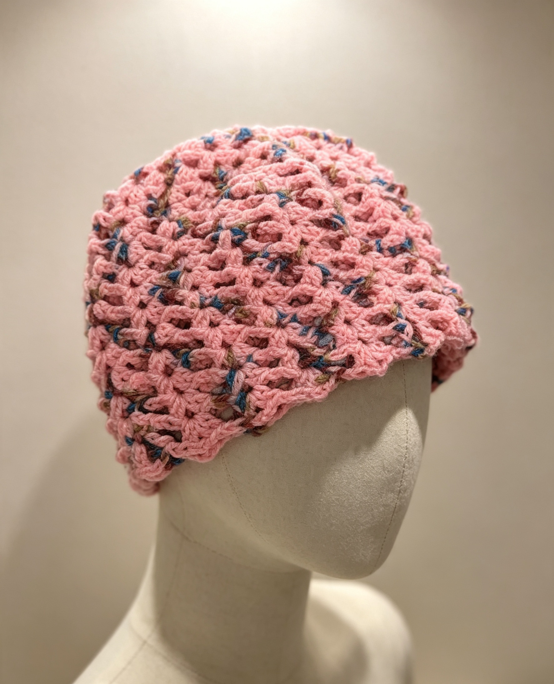Boho Beanie Pink/Mix
