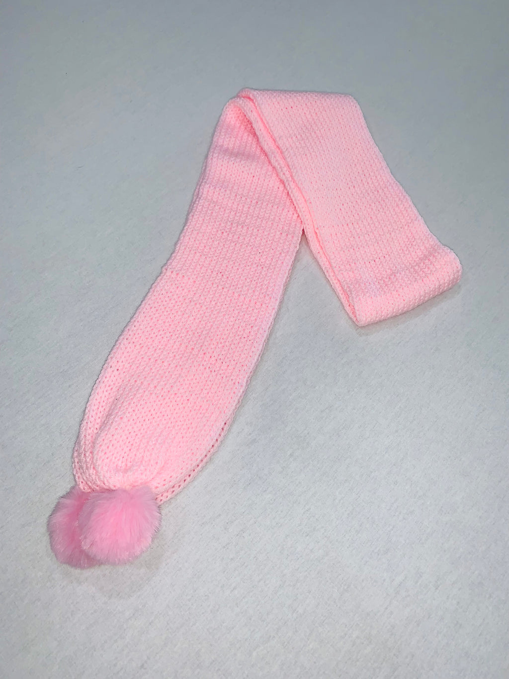 Pink Boho pom pom Scarf M