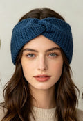 Bohemian Ear Warmer - Sage Blue Handmade Earband - Sarah Wadley Creations