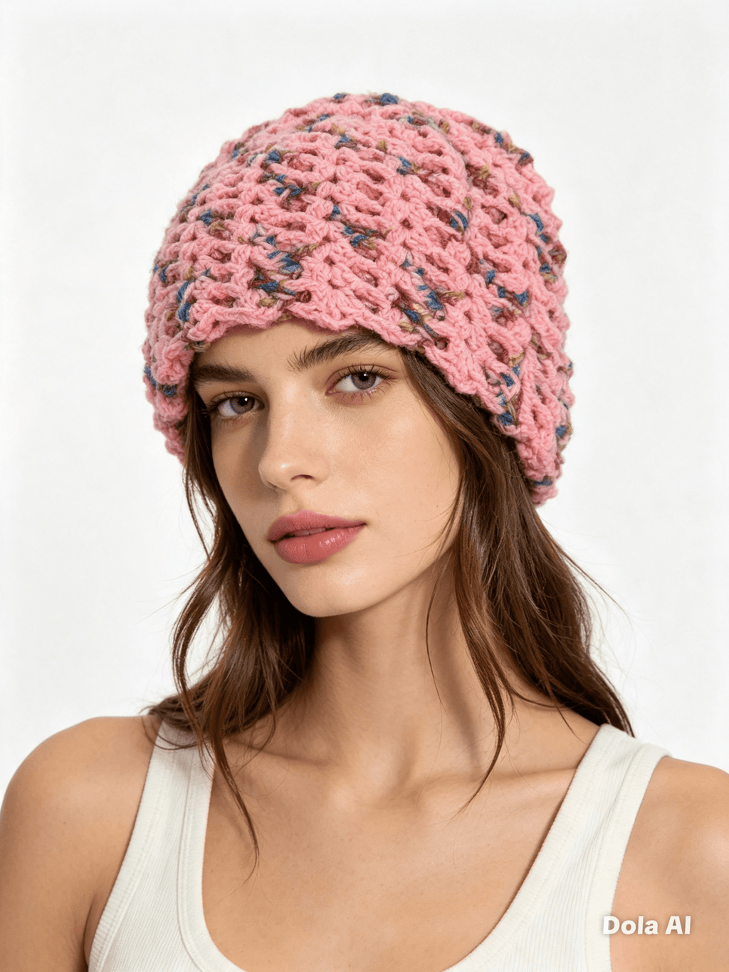 Boho Beanie Pink/Mix - Sarah Wadley Creations