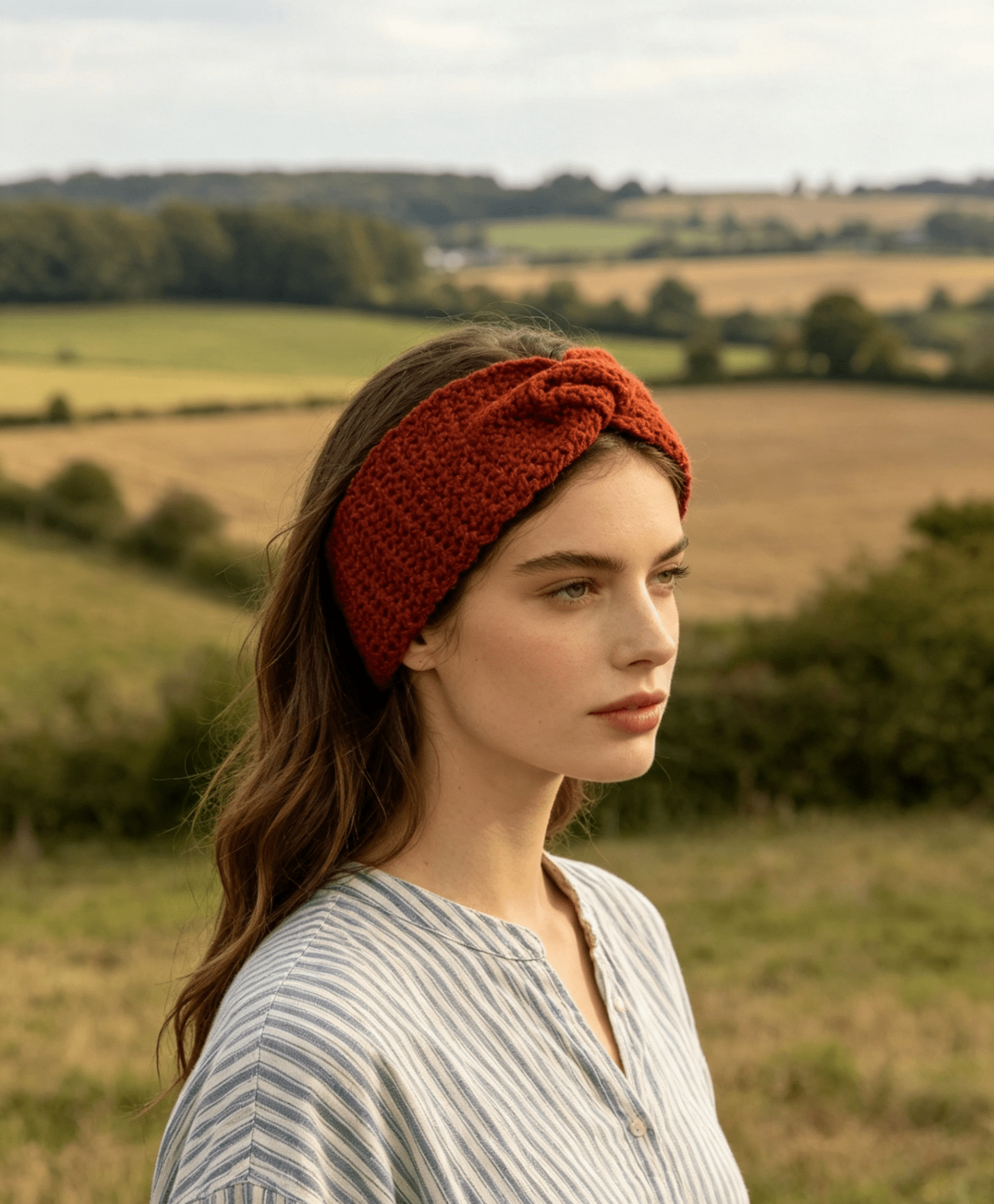 Rustic Boho Ear Warmer - Sarah Wadley Creations